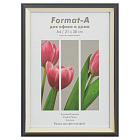 Фоторамка Формат-А пластиковая "Фиеста" графитовая 21x30