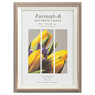 Фоторамка Формат-А пластиковая "Фиеста" серая дымка 15x21